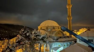 Yeni yıl kar bereketiyle geldi, Yukarı Yahyasaray şenlendi :)