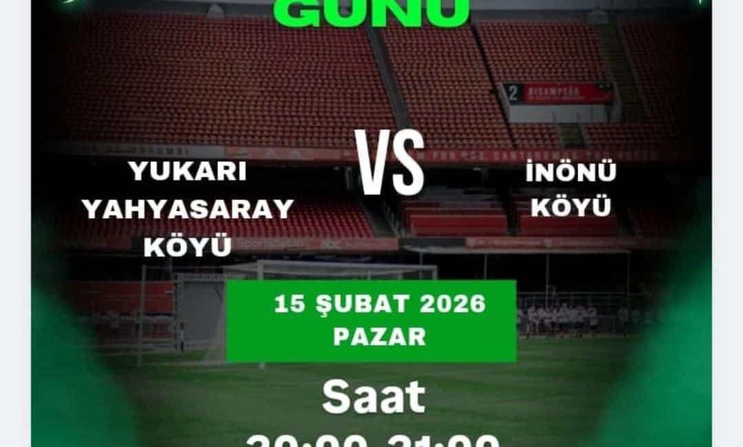 Yukarı Yahyasaray Köyü Maça Hazır !..