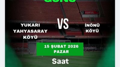 Yukarı Yahyasaray Köyü Maça Hazır !..